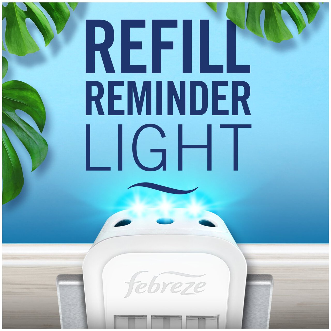 Febreze 3Volution Cotton Fresh Scent - Plug In Diffuser Air Freshener Refills - Home & Office Odour Eliminator Fragrances 20ml