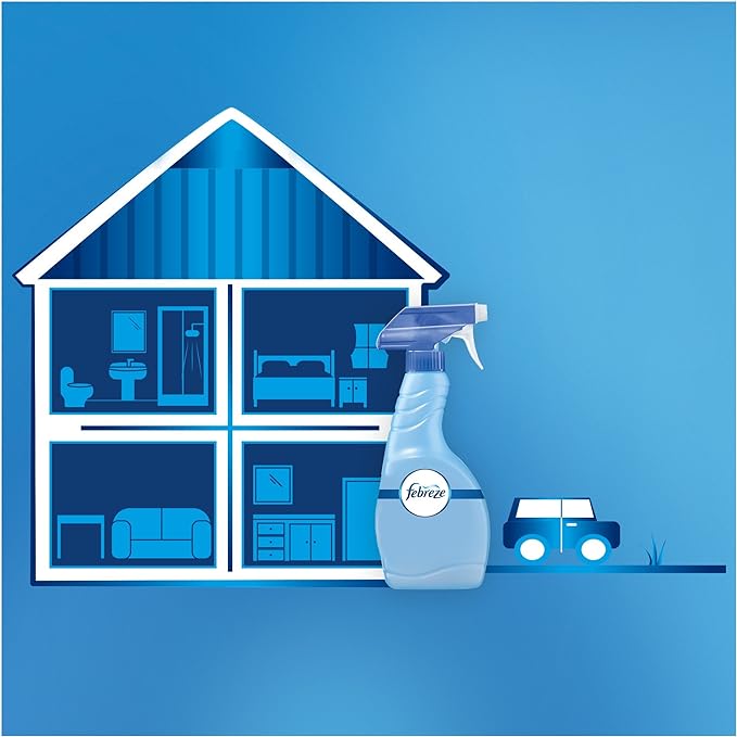 Febreze Fabric Refresher - Air Freshener Spray Curtains & Laundry Scent Boosters Blossom & Breeze 375ml
