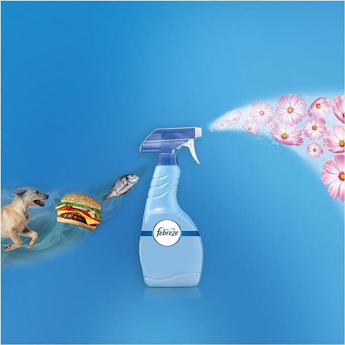Febreze Fabric Refresher - Air Freshener Spray Curtains & Laundry Scent Boosters Blossom & Breeze 375ml
