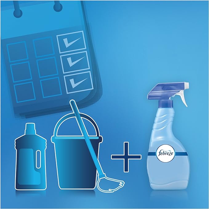 Febreze Fabric Refresher - Air Freshener Spray Curtains & Laundry Scent Boosters Blossom & Breeze 375ml