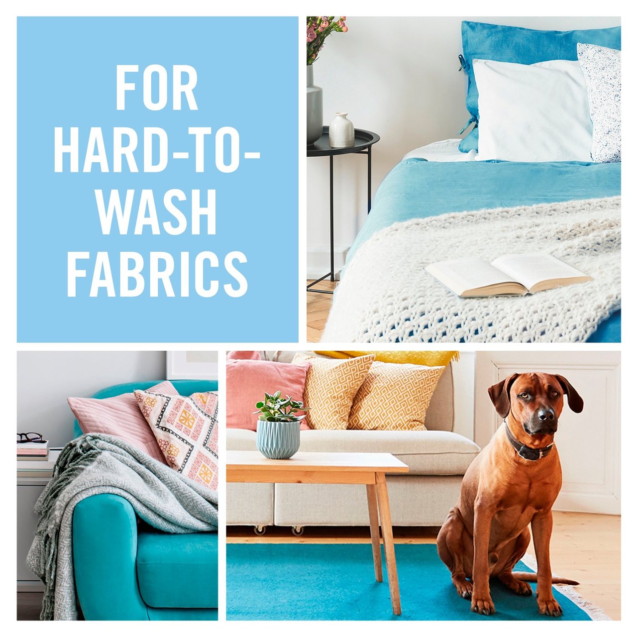 Febreze Fabric Refresher - Air Freshener Spray Curtains & Laundry Scent Boosters Blossom & Breeze 375ml