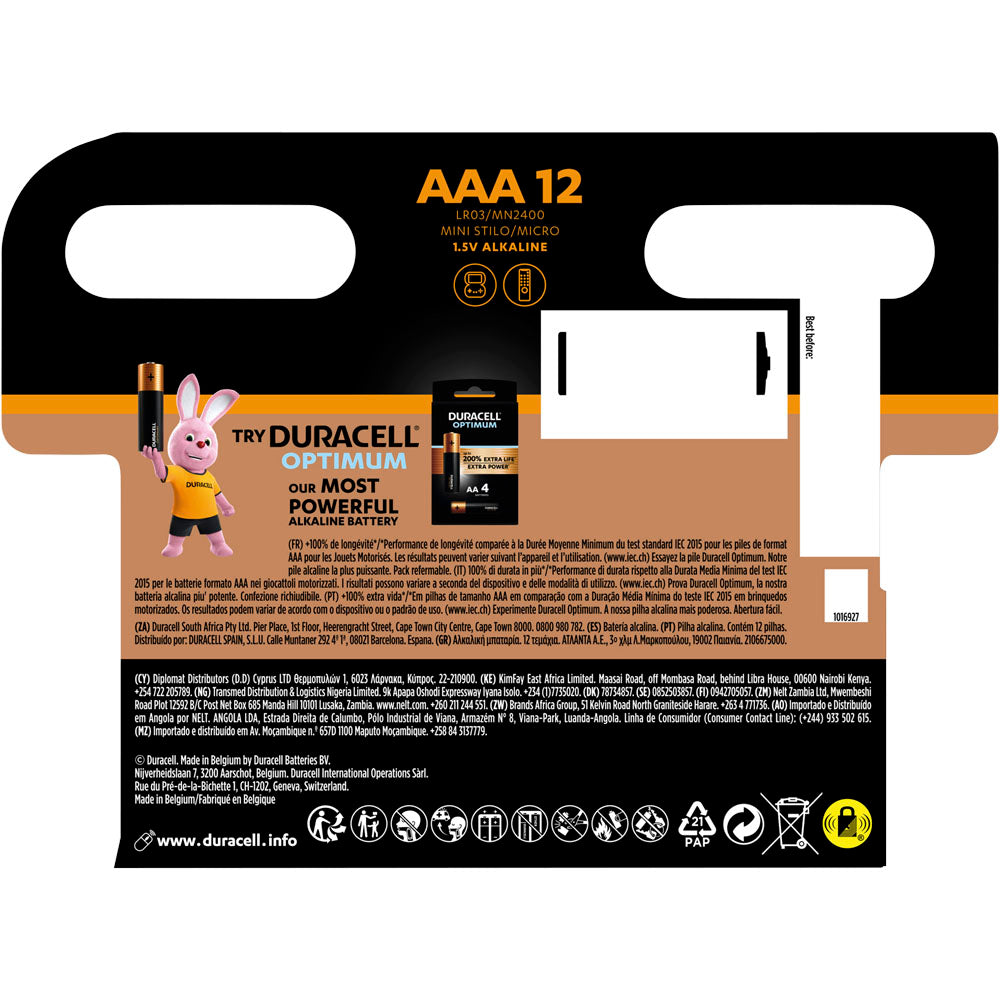 Duracell Original AAA Batteries - 12 Pack