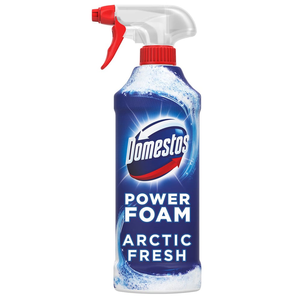 Domestos Power Foam Arctic Fresh Toilet and Bathroom Cleaner 450ml