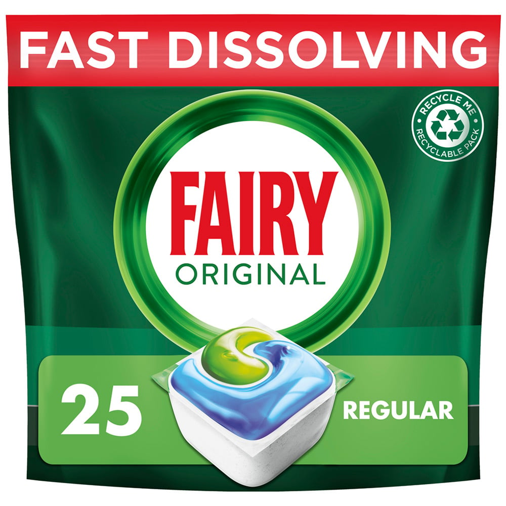 Fairy All in One Original Dishwasher Tablet 25 Pack