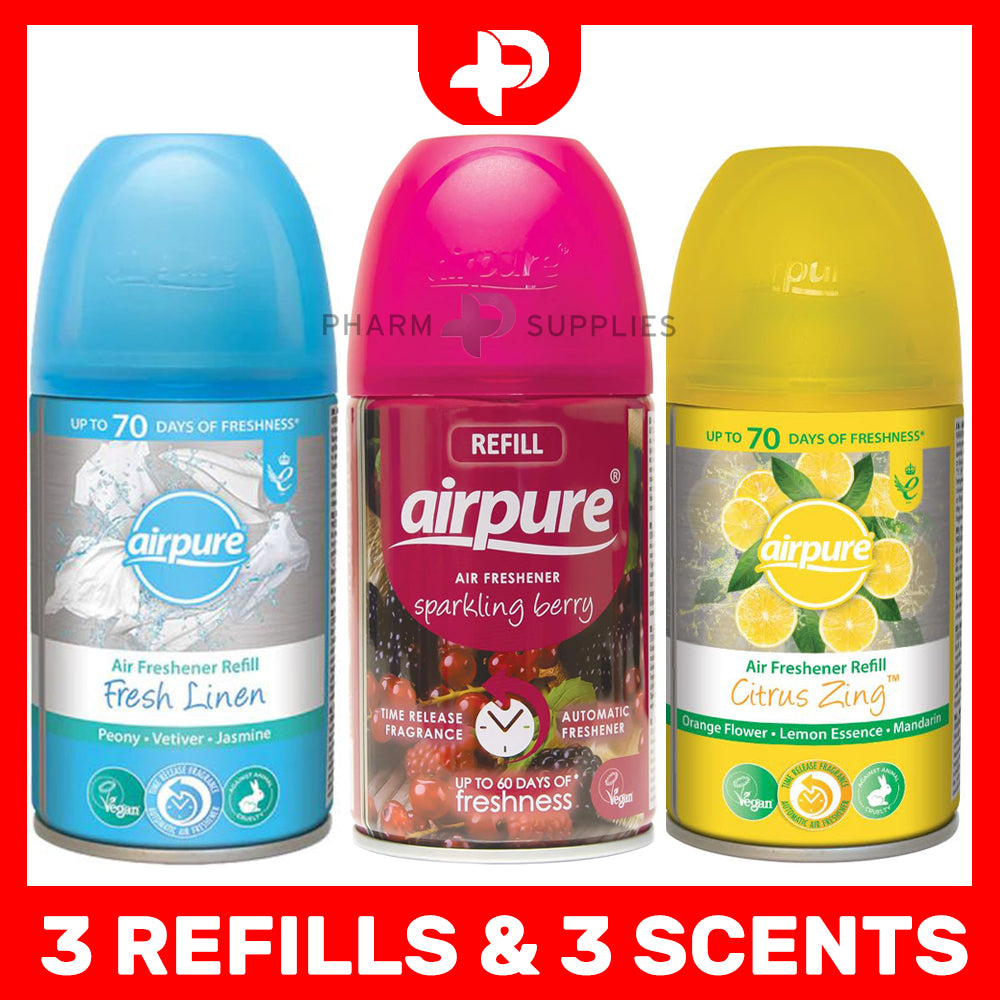 Airpure Refills - Fresh Linen & Citrus & Berry