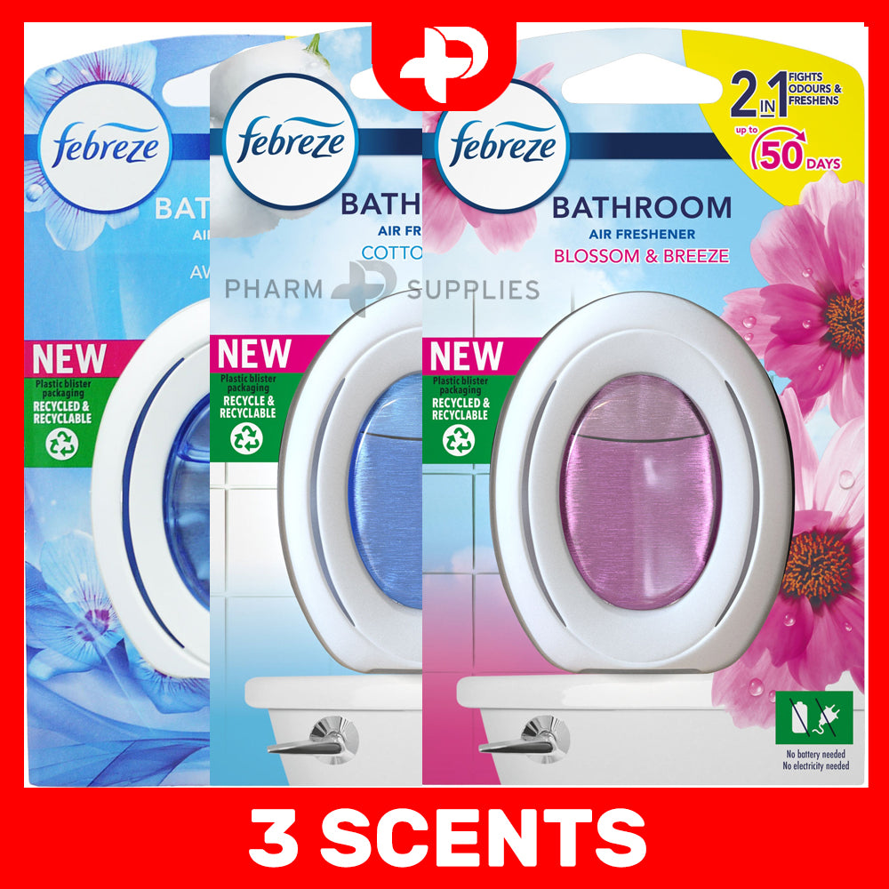 Febreze Bathroom Air Freshener - 3 Scents Pack