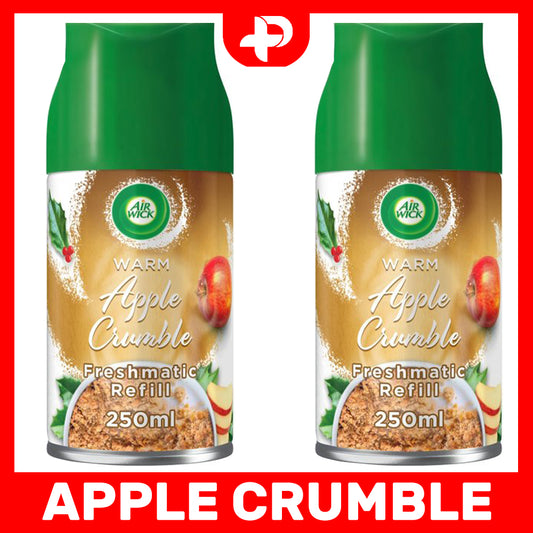 Air Wick Automatic Air Freshener Freshmatic Refills Apple Crumble 250ml