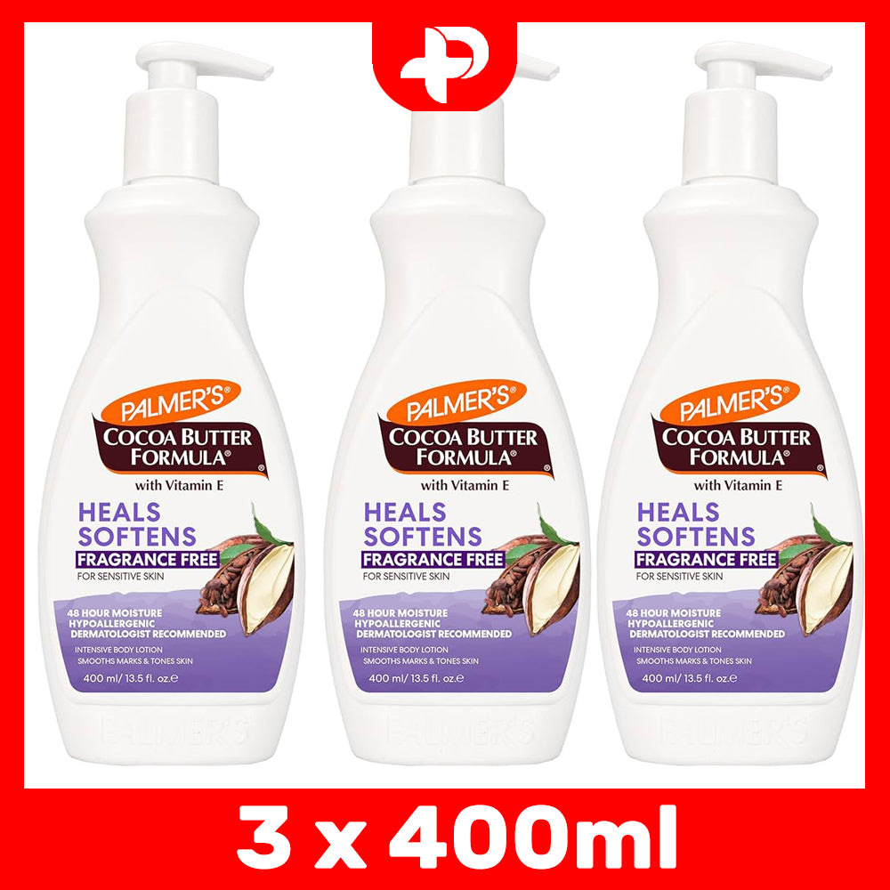 Palmers Cocoa Butter Formula Fragrance Free Body Lotion Vitamin E 400ml