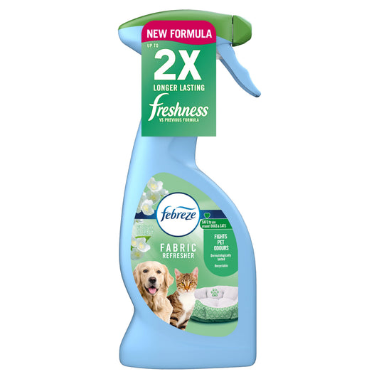 Febreze Fabric Refresher - Air Freshener Spray Curtains & Laundry Scent Boosters Fights Pet Odours 375ml