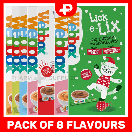 Webbox Lick-e-Lix Cat Treats - 8 Packs