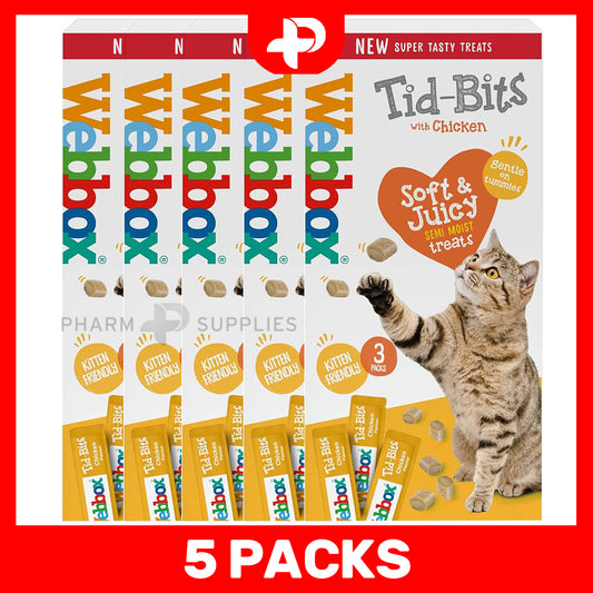 Webbox Tid-Bits with Chicken - 5 Packs