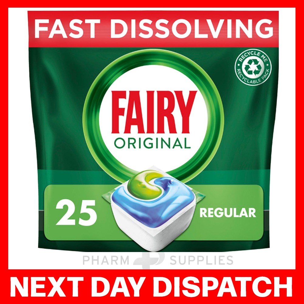 Fairy All in One Original Dishwasher Tablet 25 Pack