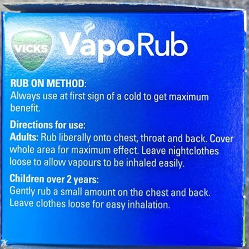 3 x Vicks VapoRub 50g Congestion Vapour Rub Relief Chest Menthol